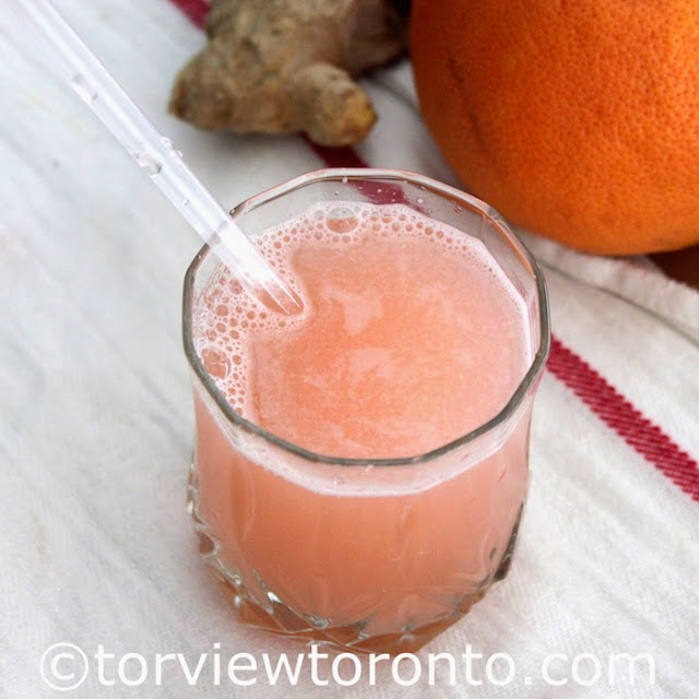 Torviewtoronto Grapefruit and Ginger Drink made using the Hemisphere Twist Blender