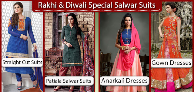 Buy Online Casual Salwar Kameez Dresses in Discount Price India