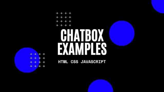 Awesome Chat Box Examples With Source Code