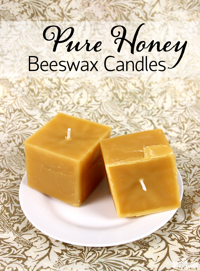 Making Scentz (aka Homemade Bath Products) Pure Honey Beeswax Candles