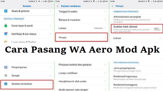  maka anda harus cukup teliti agar mendapat aplikasi dengan segudang fitur dan tanpa batas WA Aero APK Terbaru