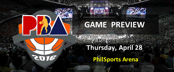 List of PBA Game Thursday April 28, 2016 @ PhilSports Arena List of PBA Game Thursday April 28, 2016 @ PhilSports Arena