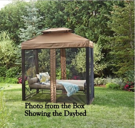 A Review Of Our New Gazebo Canopy Swing Daybed With Netting - Canvas Valencia Patio Swing Daybed With Netting Parts