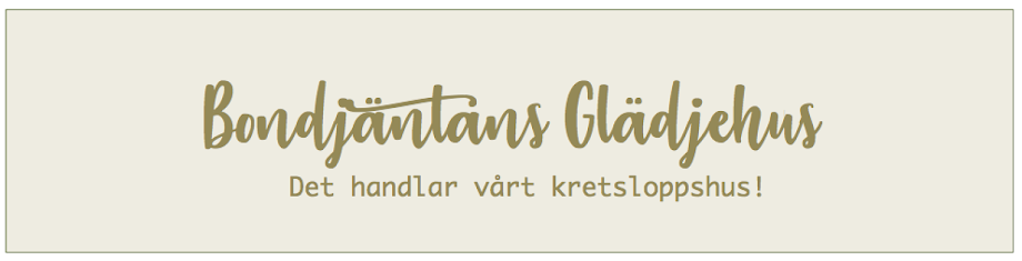 Bondjäntans glädjehus