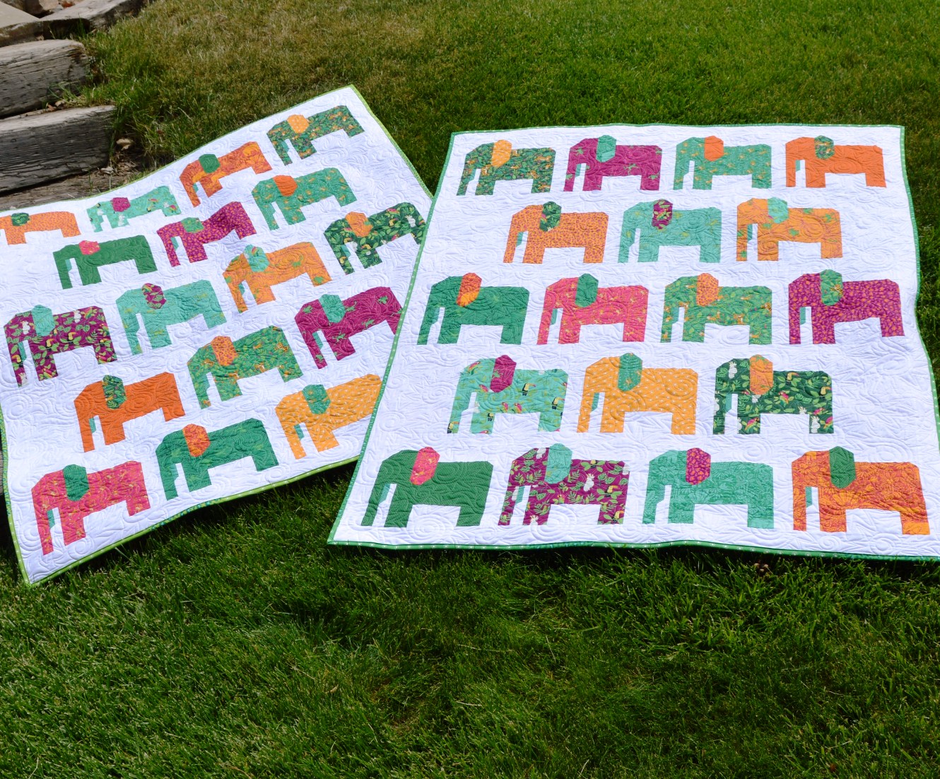 Happy Quilting Stomping Ground x 3