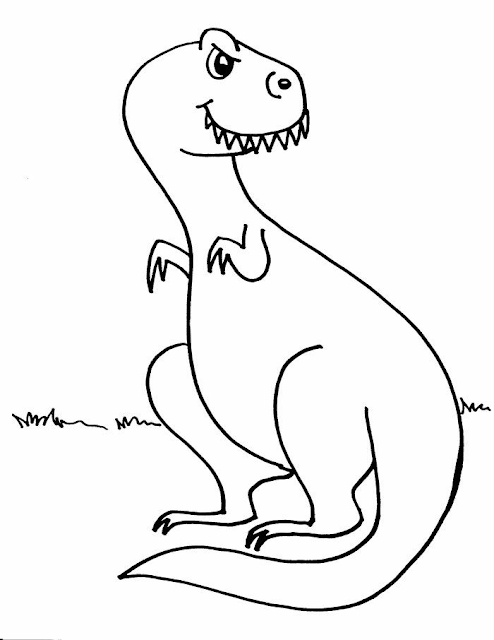 رسومات ديناصورات للاطفال