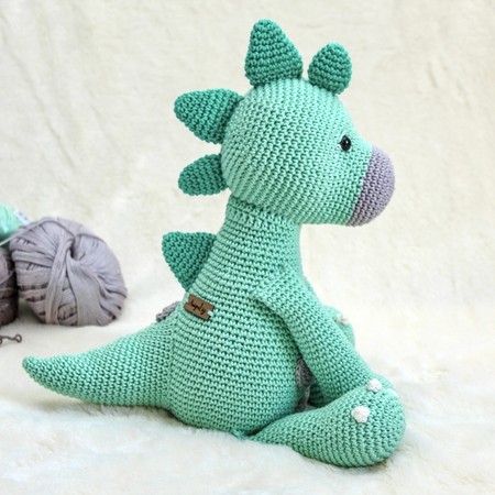 receitas de dinossauro em amigurumi