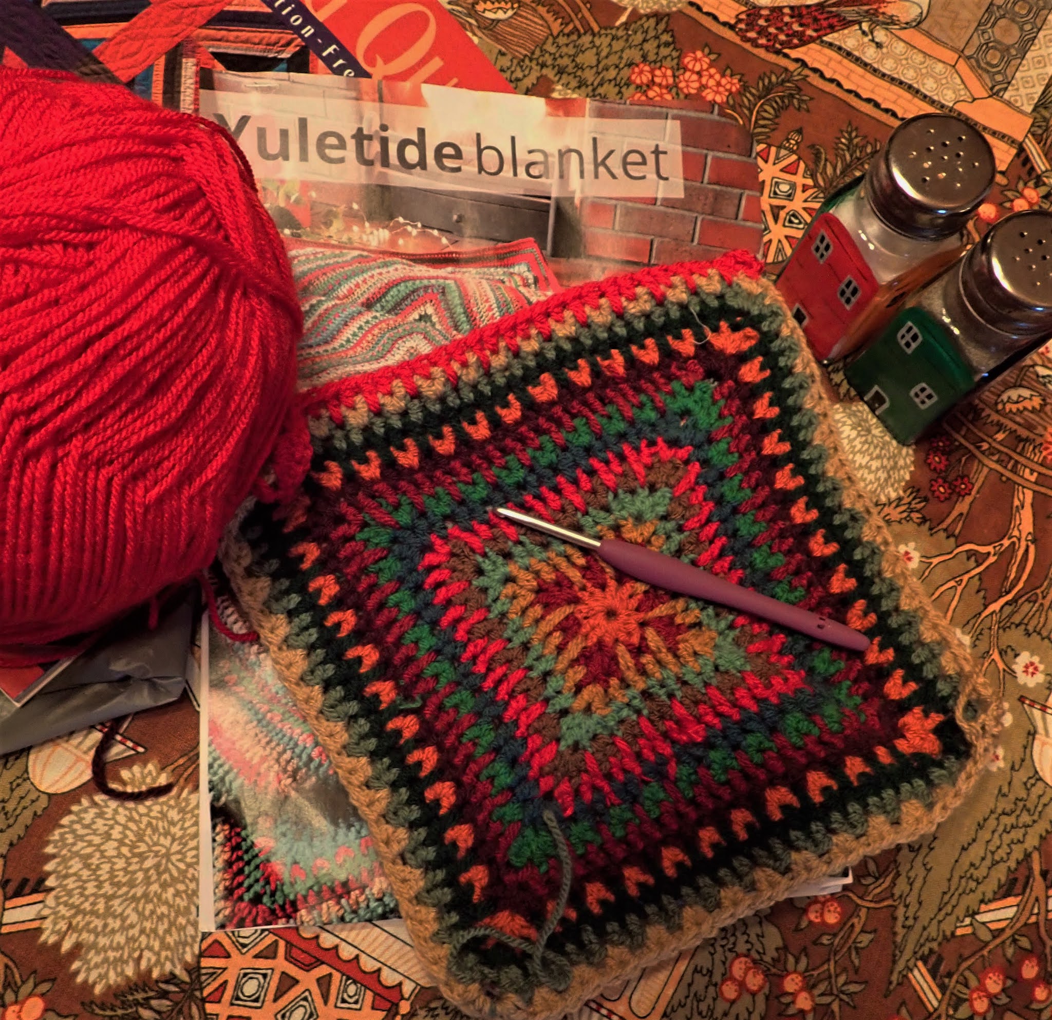 Canadian Needle Nana Yuletide Blanket, Creative Plans, Boys In Trees