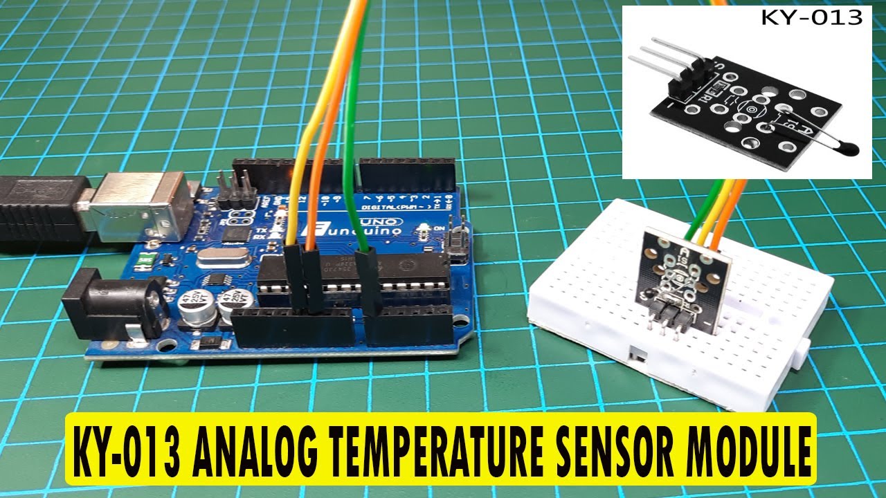 مستشعر درجة الحرارة KY013 التناظرية KY013 ANALOG TEMPERATURE SENSOR MODULE DIY Channel3