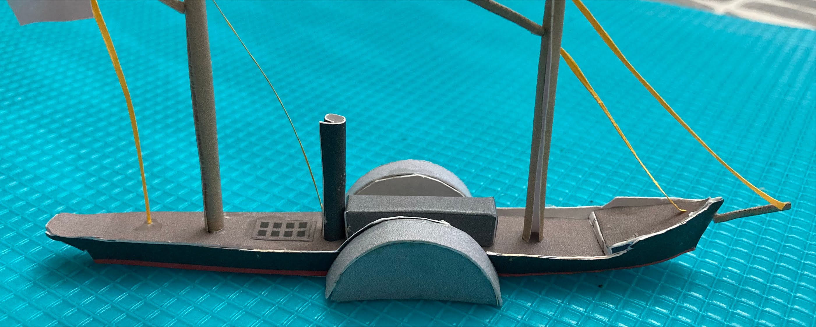 El vapor Paquete del Maule, buque auxiliar de la Escuadra del Pacífico