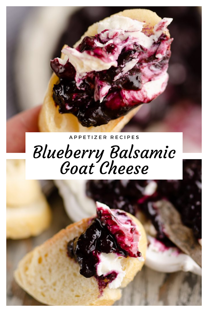 Blueberry Balsamic Goat Cheese