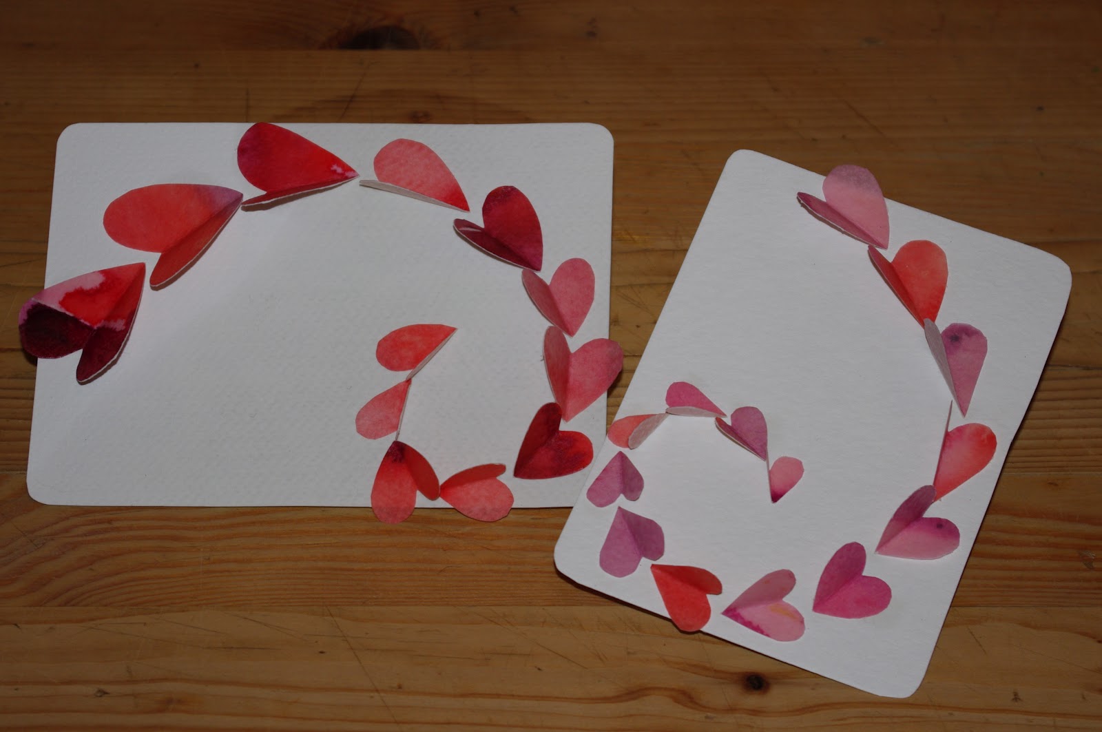 passengers on a little spaceship: making paper for valentines cards