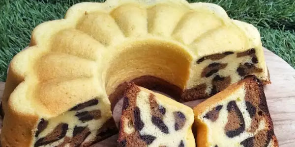 Cara Mudah Membuat Kue Leopard Buttercake Yang Unik Super Enak
