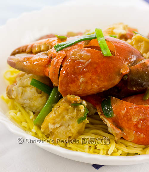 薑蔥炒蟹 Ginger and Scallion Crab with  Noodles02