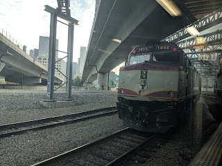 MBTA Commuter Rail notice - Franklin Line not stopping at Ruggles