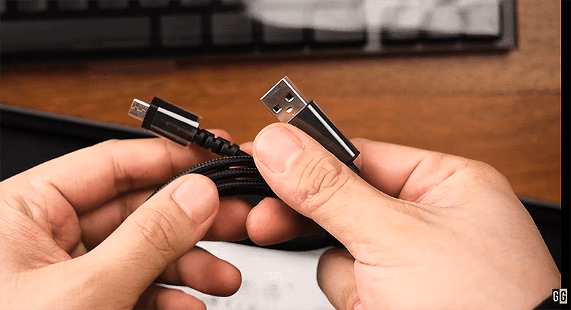 The microUSB cord