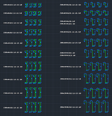 чертежи Z и С профилей