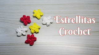 Cómo hacer unas estrellitas a crochet