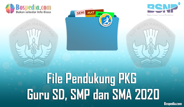 File Pendukung PKG untuk Guru SD, SMP dan SMA 2020