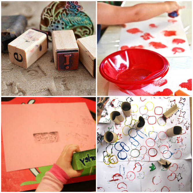 Art for Kids  DIY Stamps - TinkerLab