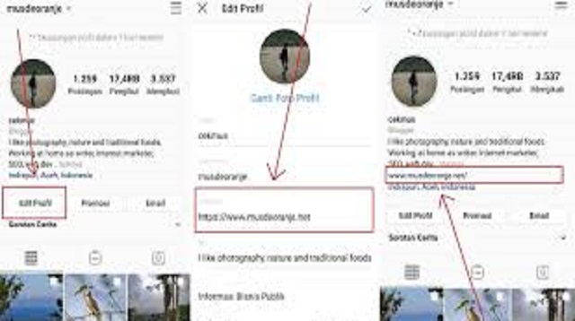 Cara Menambahkan Link Aktif Di IG