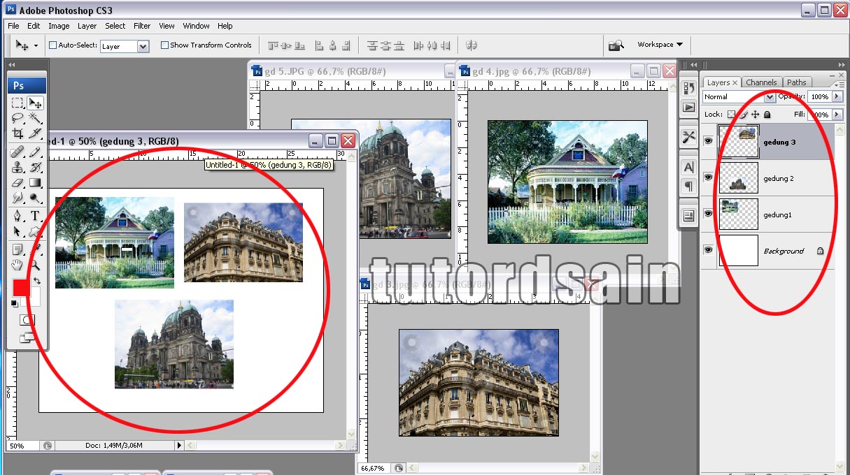 Cara Menggabungkan Gambar Di Photoshop Cs3
