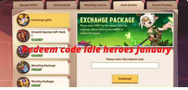 redeem code idle heroes redeem code idle heroes
