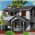3 bedroom, 1800 sq.ft. Kerala style house