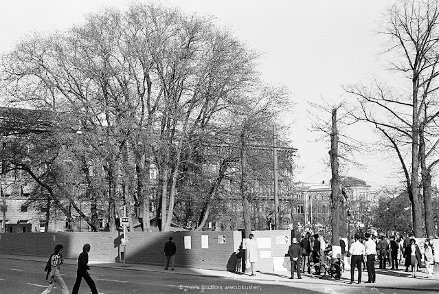 Almstriden i Kungsträdgården Stockholm 1971