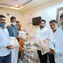स्व. मोहन दामू माळी यांच्या जन्म दिनाच्या औचित्याच्या निमित्ताने पूरग्रस्तांना मदत