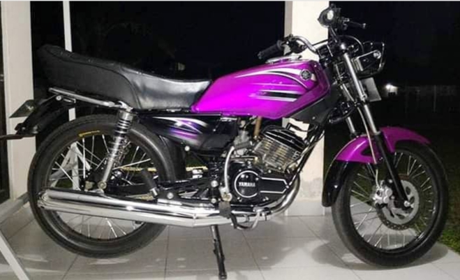 Modifikasi Rx King Warna Ungu Polos, Original, Metalik, Terong, Muda