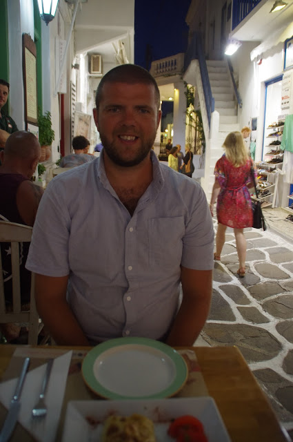 Dining in Mykonos Town Dining in Mykonos Town