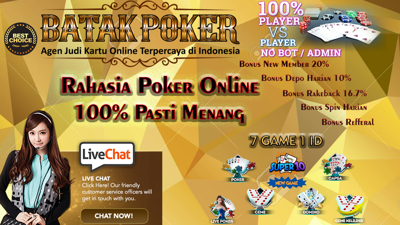 RAHASIA BERMAIN POKER 100% MENANG | BATAKPOKER