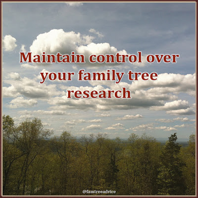 If you let anyone edit your family tree research, much of your work may be wasted.