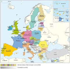 Mapa de la Unión Europea