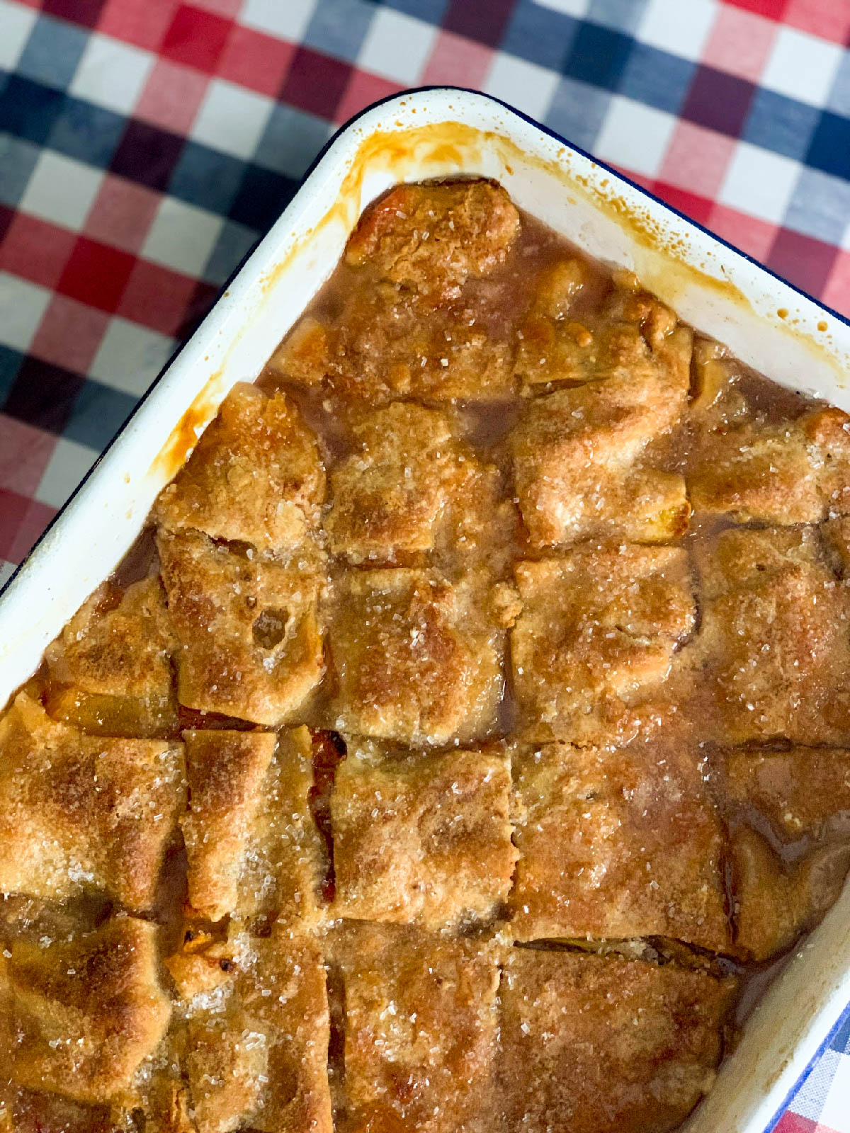 Peach Dumpling Cobbler