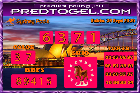 Pred Sdy Sabtu 26 September 2020 Pred Togel Sydney Hari Ini Terjitu