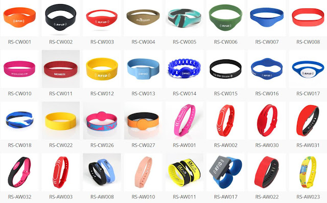 CXJ RFID Silicone Wristbands‘ Models