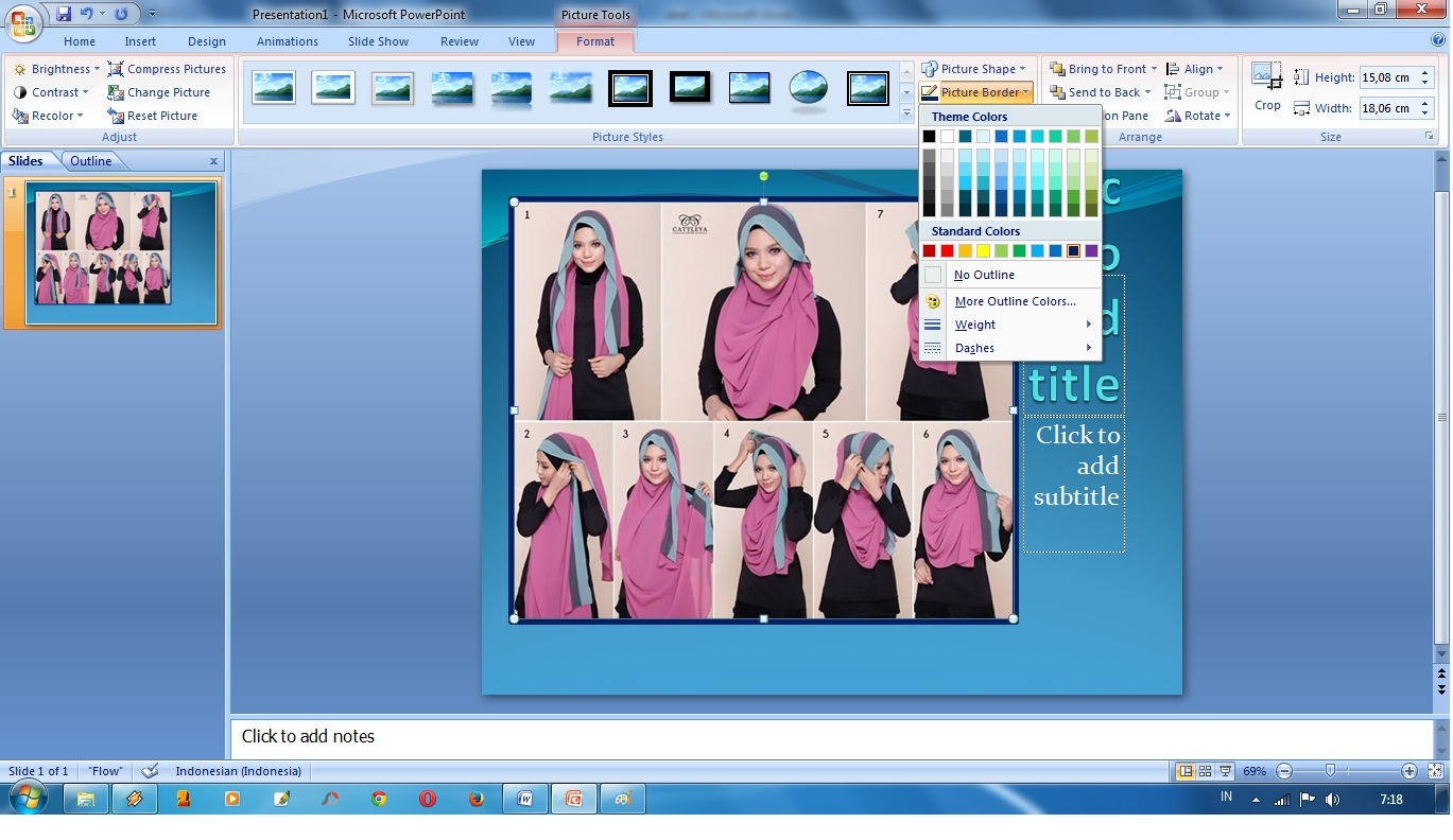 Cara Mengatur Posisi Gambar Di Power Point - belajar power point