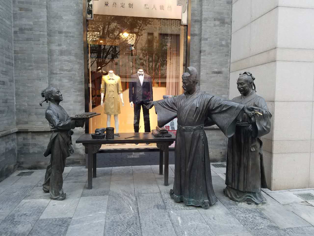 statue chinese queue holding a pearl statue chinese queue holding a pearl