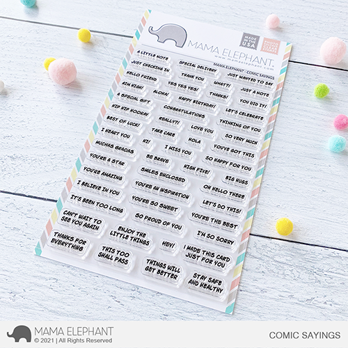 mama elephant | design blog: INTRODUCING: Comic Sayings & Let's Chat