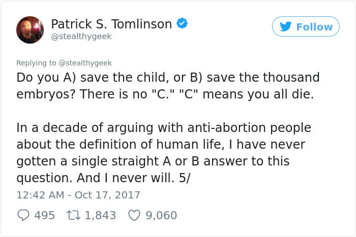 A Man Shut Down The Entire Anti-Abortion Argument By Asking A Simple Question