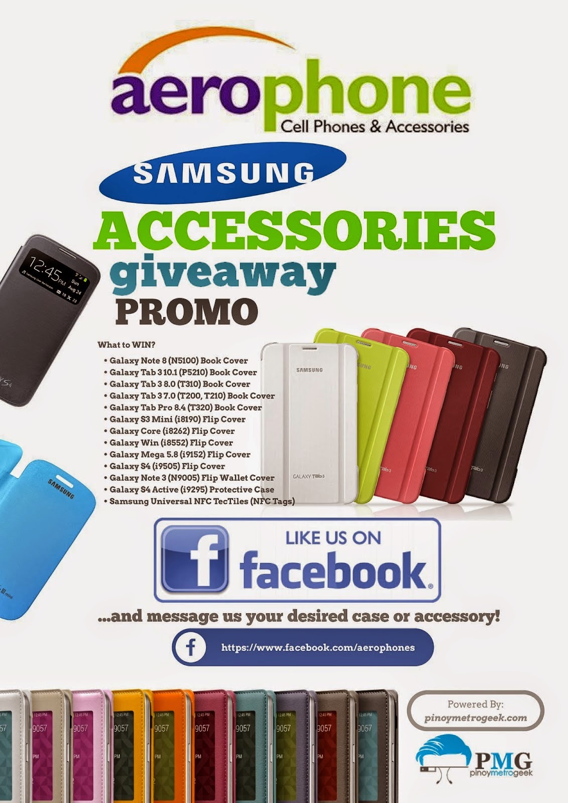 Aerophone Cebu Samsung Smartphone and Tablet Accessories Giveaway Promo
