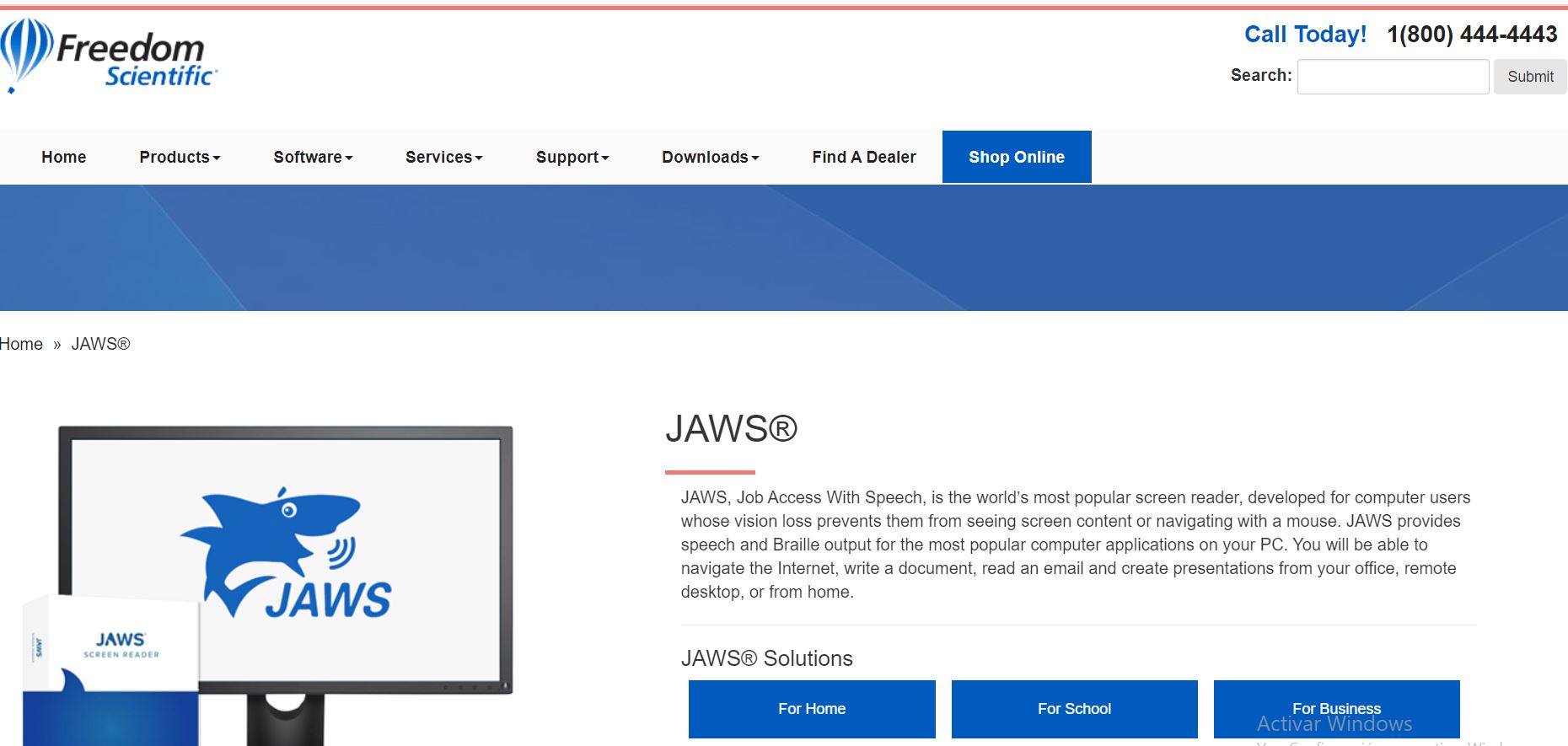 Informática y Docencia JAWS, lector de pantalla para ciegos