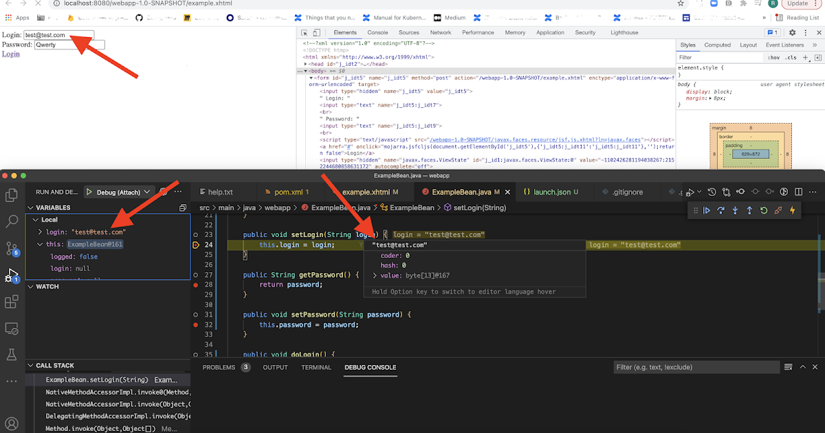 Developer notes: JavaEE/WildFly/vscode. Debugging a web application in ...