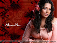 meghna naidu wallpaper, bollywood beauty, with pink rose in hairs, so charming face with curly hairs