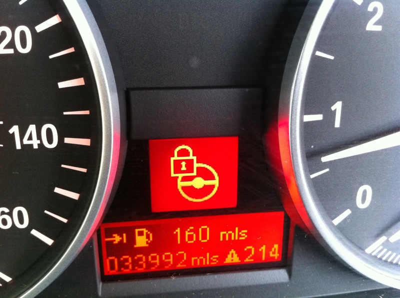 Rusty Mobile Steering lock fault!