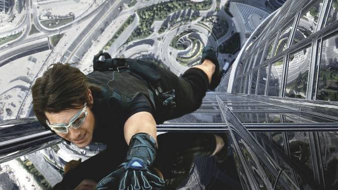 Tom Cruise Burj Khalifa stunt 