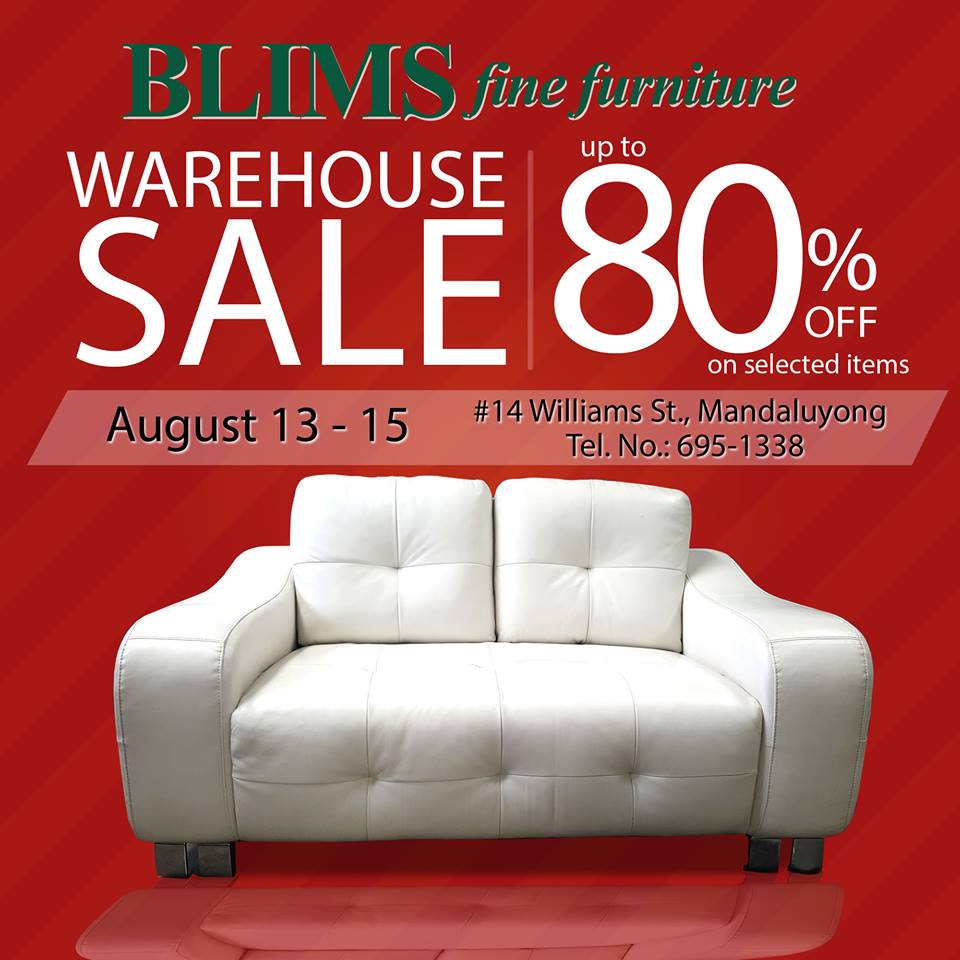 Manila Shopper Blims Warehouse Sale August 2016