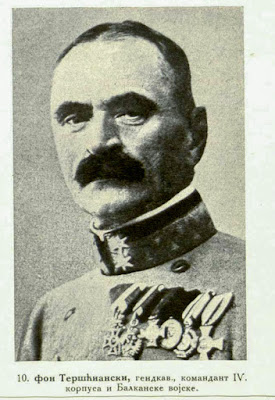 von Tersztvansky, Cav.-Gen., Comm. of the IVth corps. Balkan army.